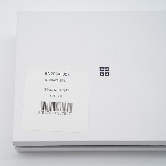 Givenchy 4G Chain Large Bracelet Golden Silvery - Picture 7 of 7